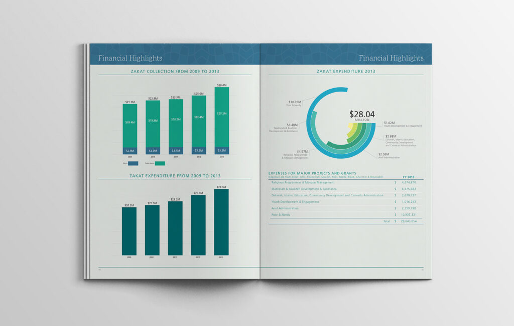 MUIS Annual Report Graphic Design Infographic
